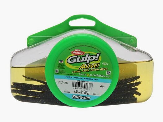 Gulp Alive – Sandorm 10cm – Black/Blue
