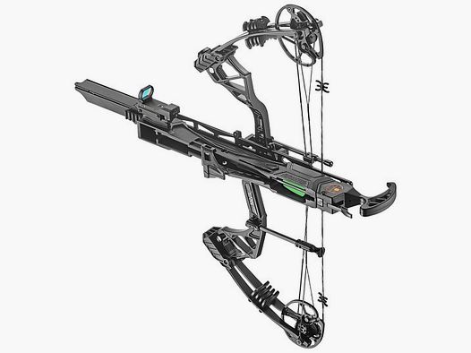 Whipshot Compound bow with full magazine for up to 6 arrows >>> Fast compound bow + accessories and arrows available separately > Set with many arrows