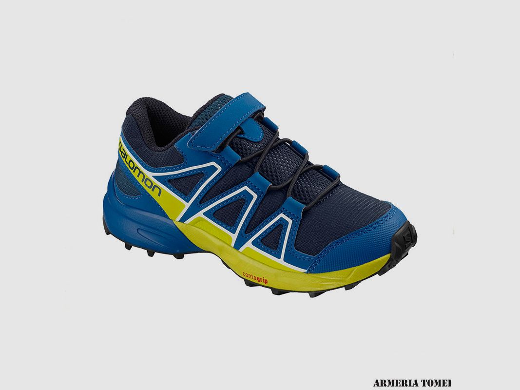 SALOMON – KINDER – SPEEDCROSS BUNGEE K Poseidon / Sky Diver / Sulphur Spring, afbeelding 1 van 2