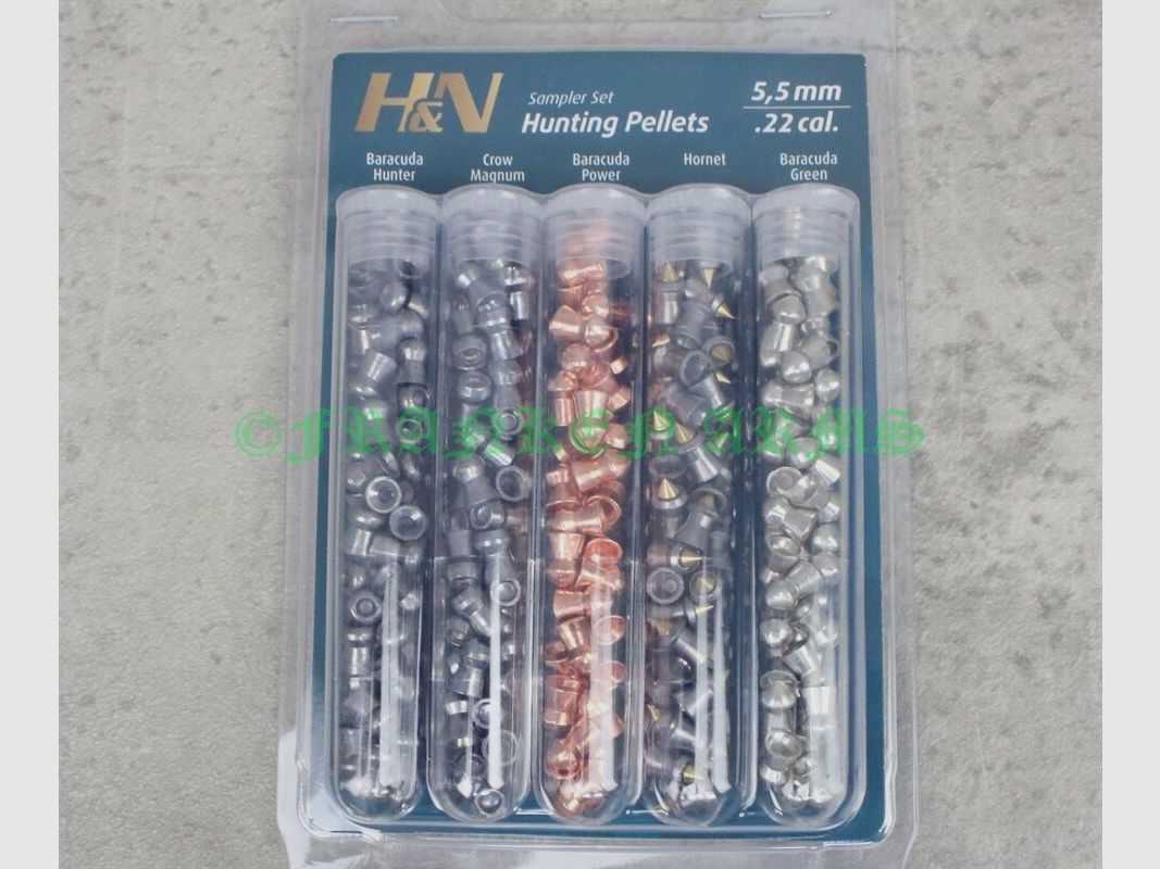 Pallini da caccia H&N Testkugeln 5,5mm 155 pezzi