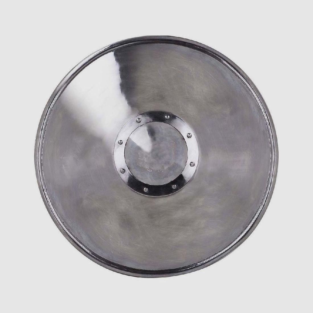 Kampfschild rund Ganzmetall