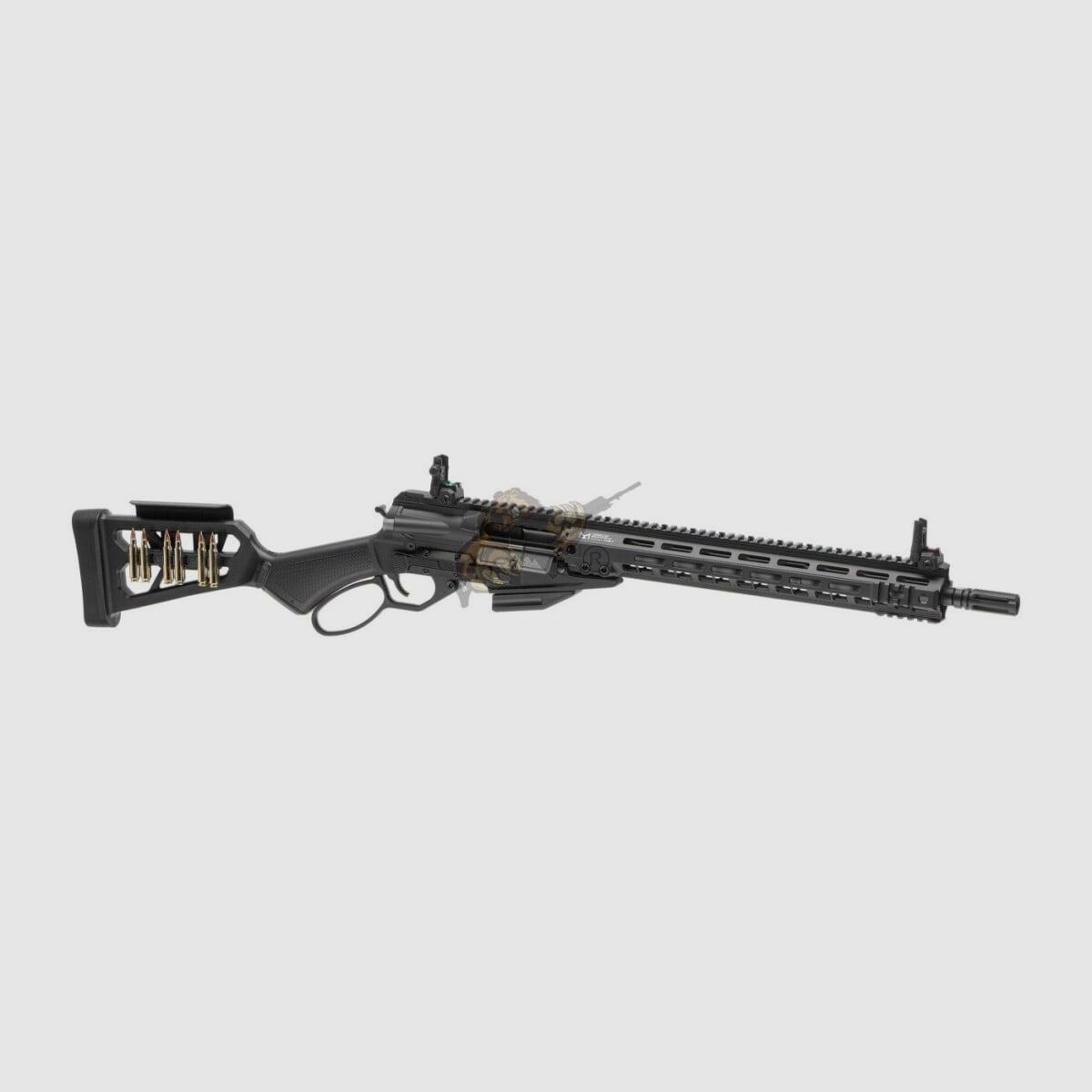 G&G LevAR 15" Fucile a leva a gas in nero Airsoft libero da 18