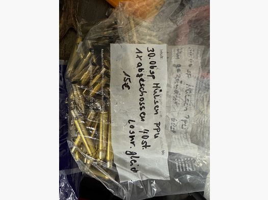 Wiederladen PPU Hülsen 30.06spr