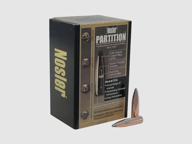 Nosler Geschoss Partition .270/.277 150GR Spitzer 50 Stück