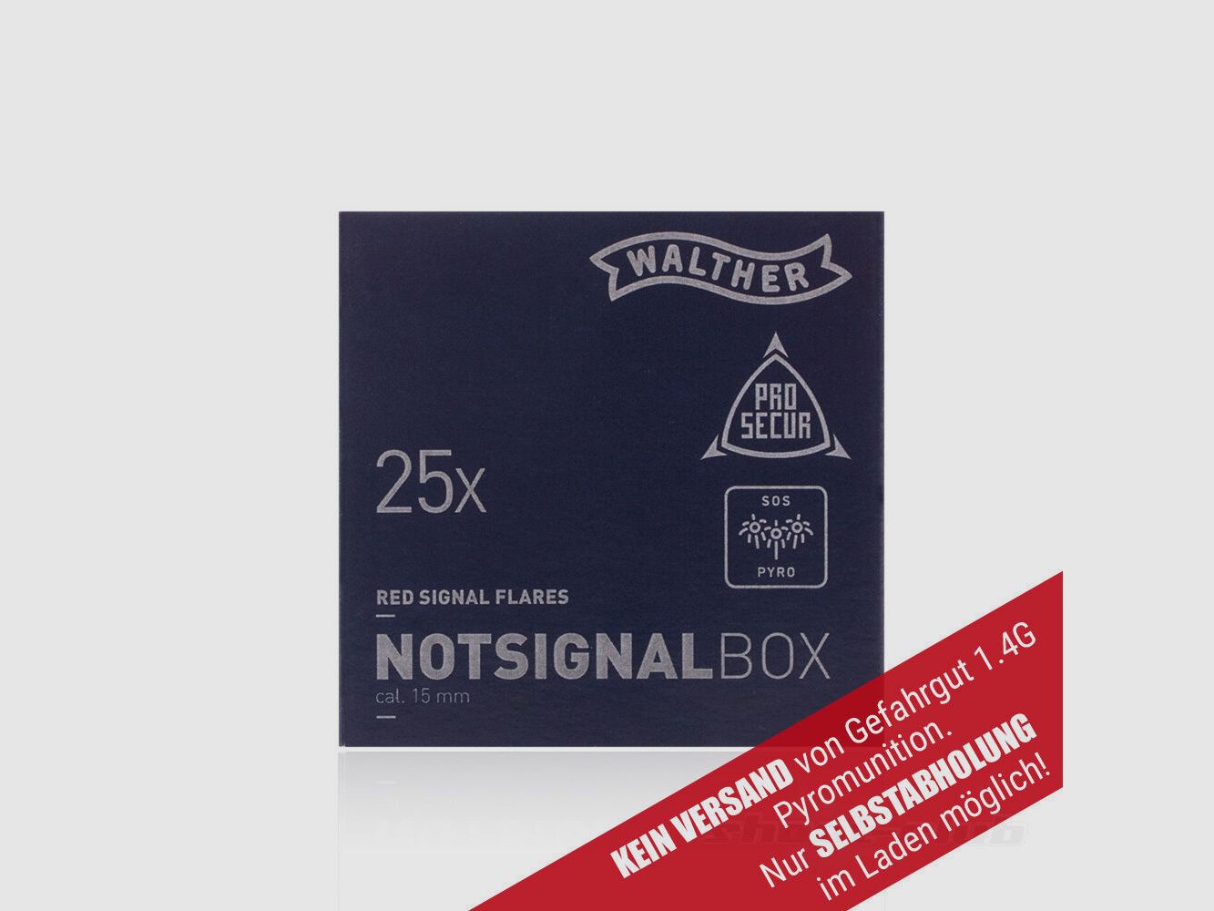 Walther Walther Notsignal Box - 25 Signalsterne - Kaliber 15mm