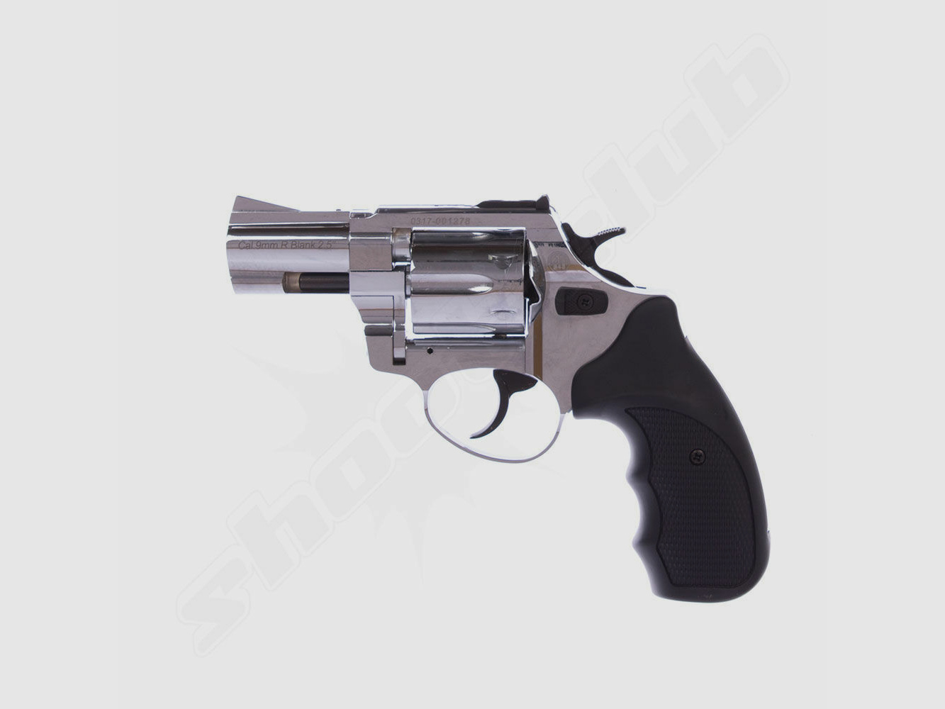 Zoraki R1 2,5 Zoll Chrom Schreckschus srevolver 9mm