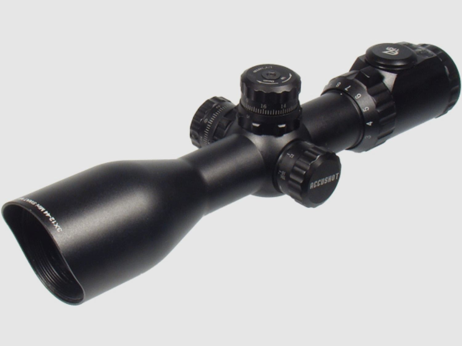 UTG Zielfernrohr 3-12X44 AO 36-Farben MilDot 30mm