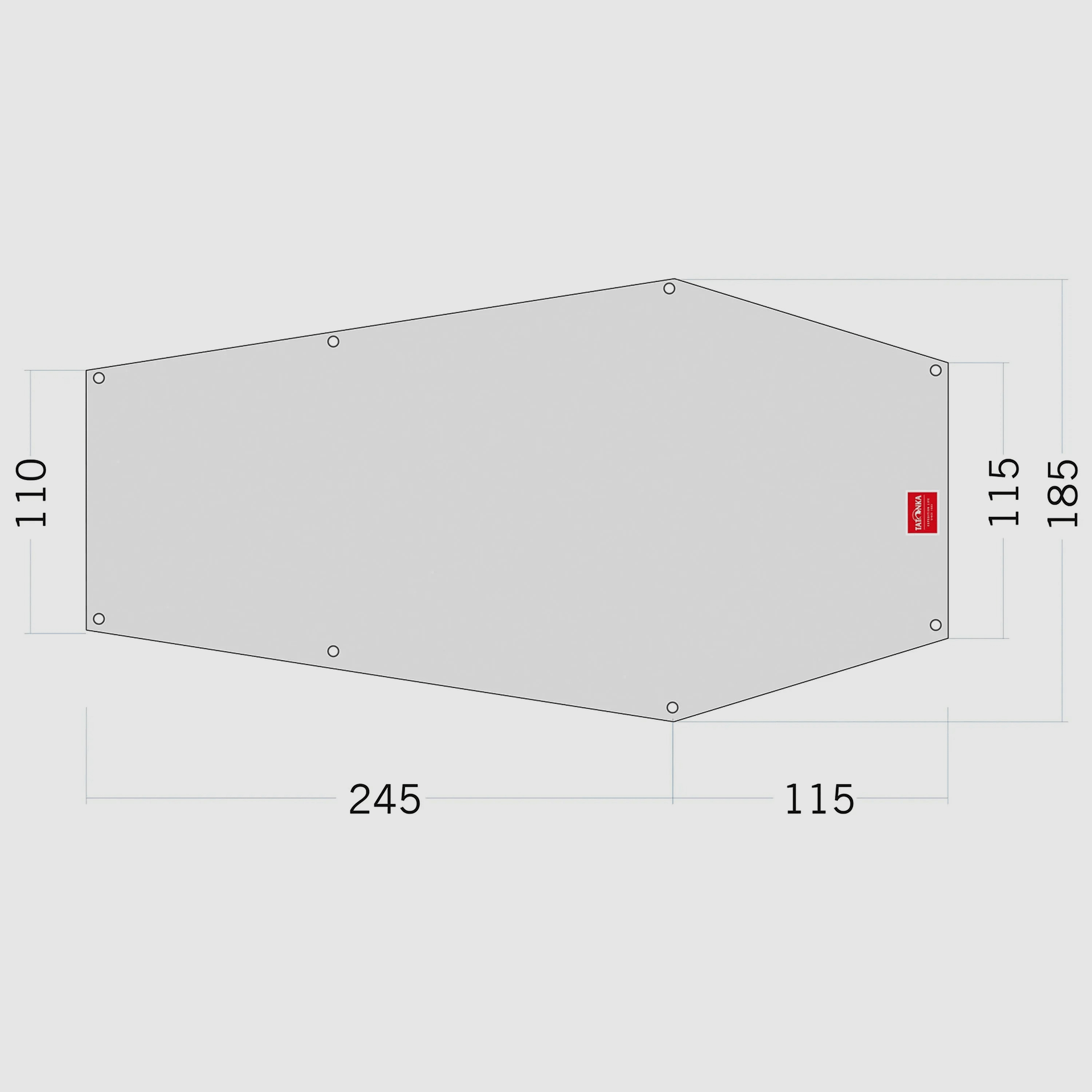 Tatonka Tatonka Zeltunterlage Floor Sheet PE Narvik 3 weiß