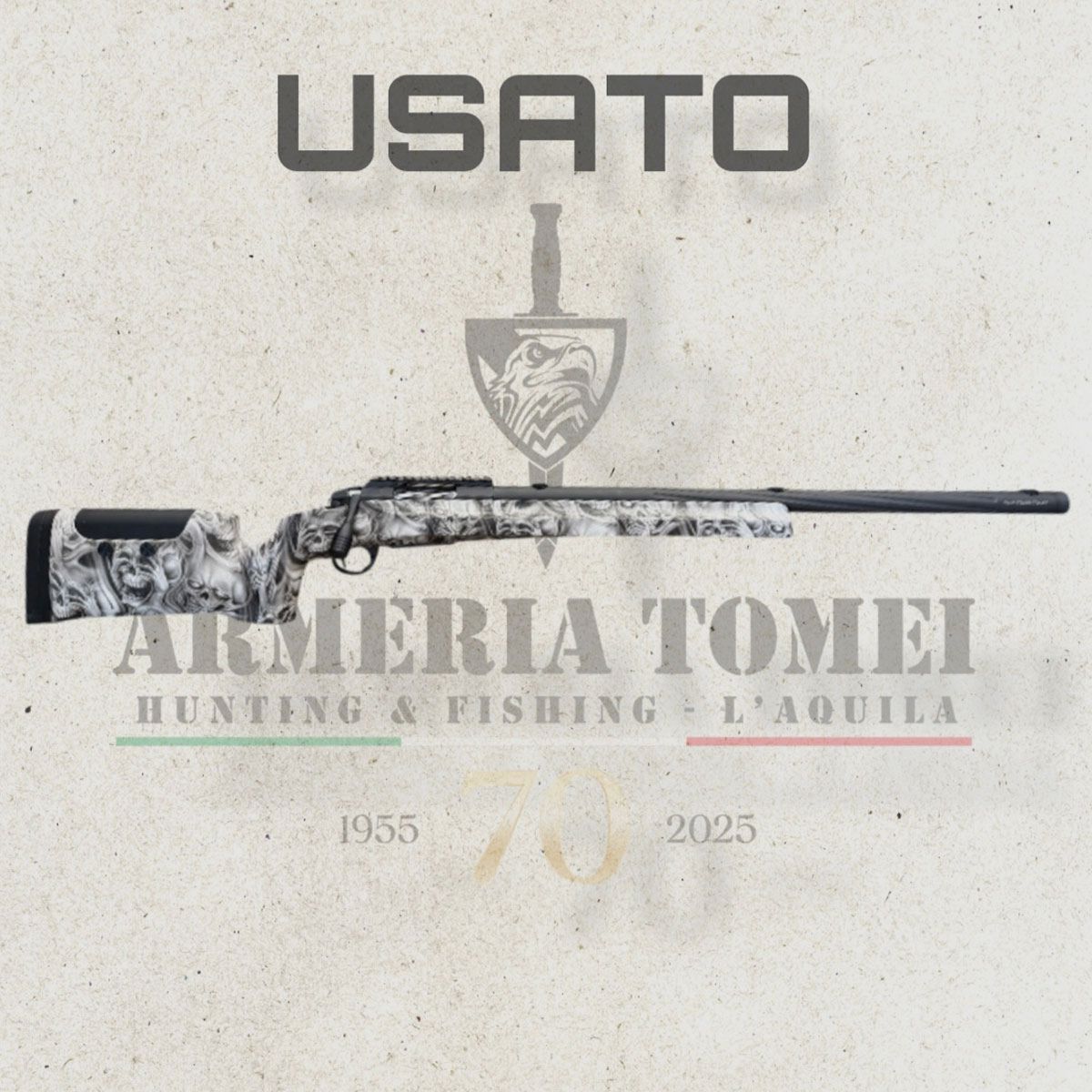 USED – RIFLE – SABATTI MOD. TLD WHITE FLUTED cal. 308 Win, image 1 of 7