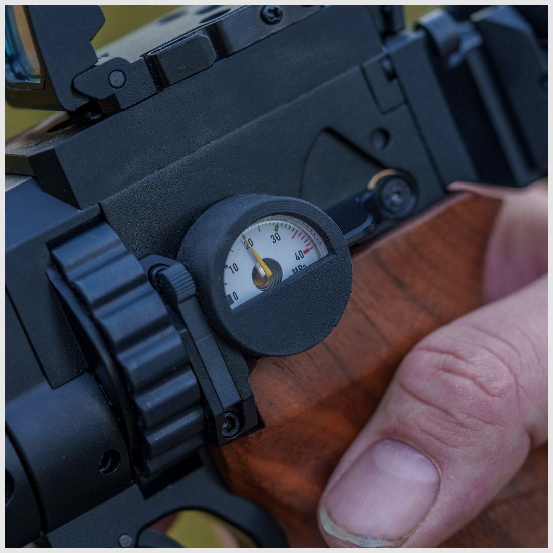 Cover cap manometer | Huben GK1 | BLACK | flexible