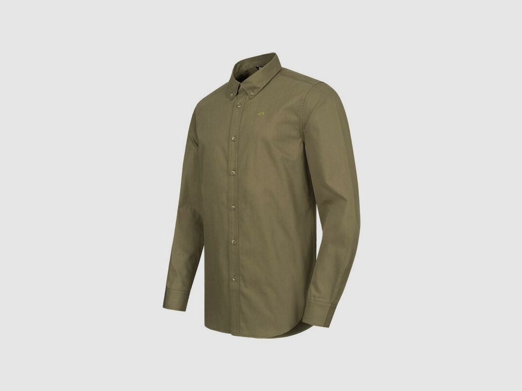 Blaser shirt Tristan 22 dark olive