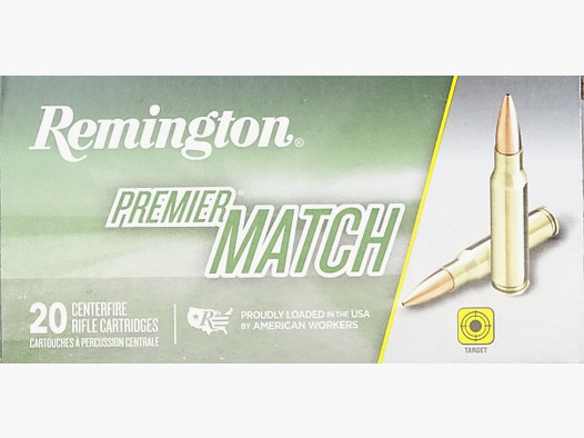 Remington Premier Match .308Win Matchking BTHP 168grs - 200 Schuss