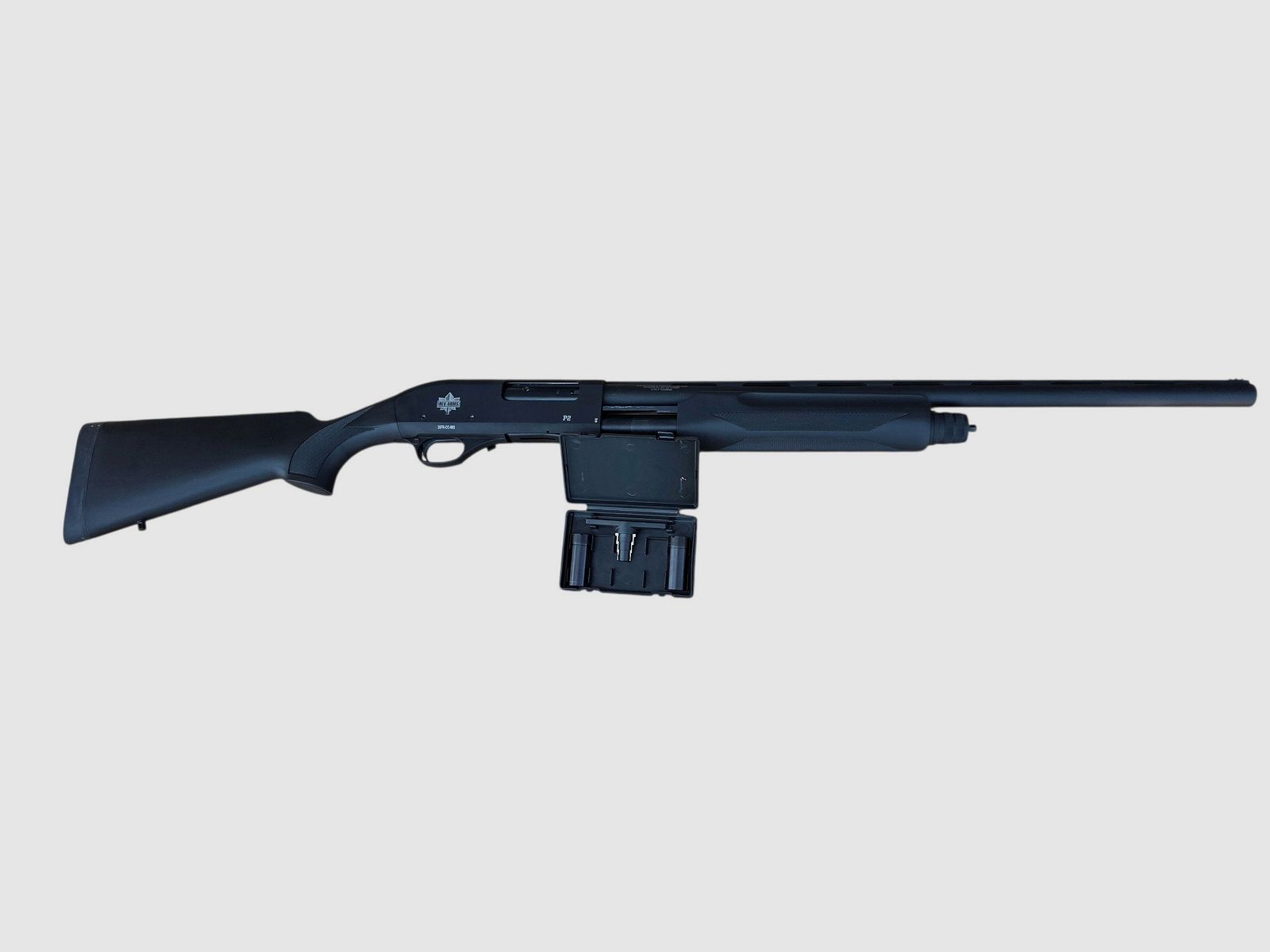 Pumpgun Rev Arms NLD P synthetisch Kal. 12/76, Bild 2 von 3