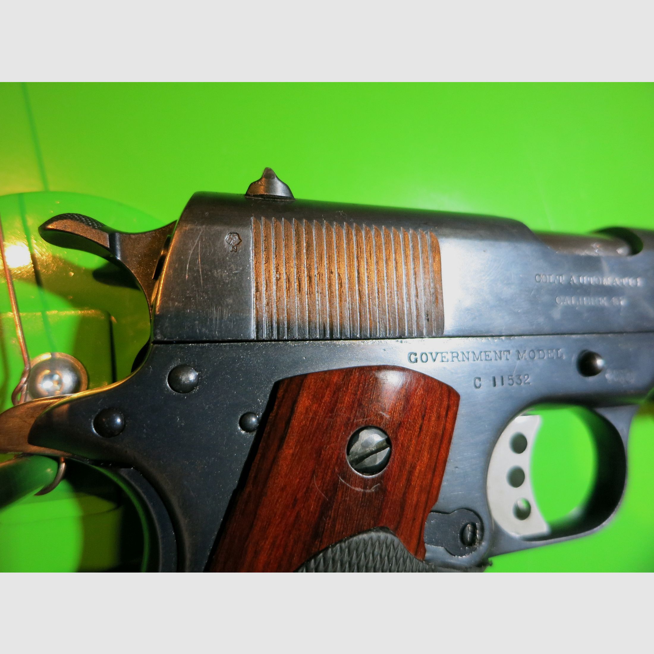 COLT 1911 Marina Argentina -Commercial-Government aus 1914- .45 Auto, Sammlerwaffe     #40-, Bild 3 von 14