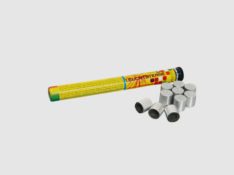 Zinc fireworks 10 colors signal stars 10 pcs. 15 mm