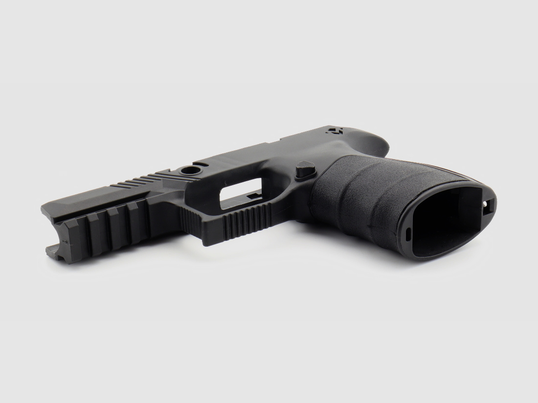 Neu: MIRZON Griffmodul / Griffstück für Sig Sauer P320 Pistole Enhanced Black - frei verkäuflich ohne EWB! - X5 X-Five SIG Polymerpistole Griffrahmen