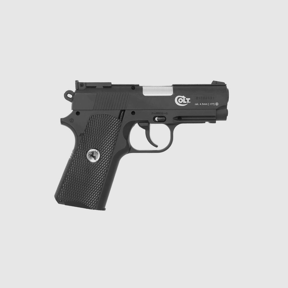 Pistole Defender Black CO2 Kal. 4,5mm Colt, Bild 2 von 2