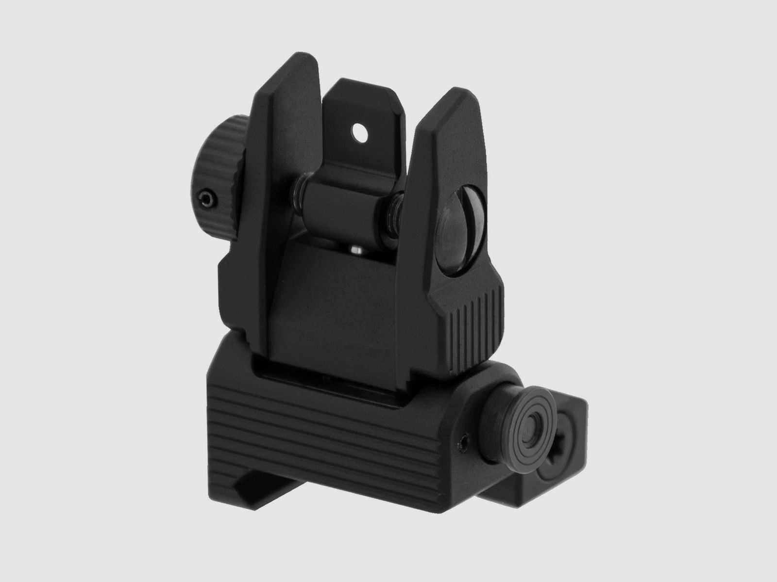 UTG ACCU-SYNC Spring-loaded AR15 Flip-up Rear Sight