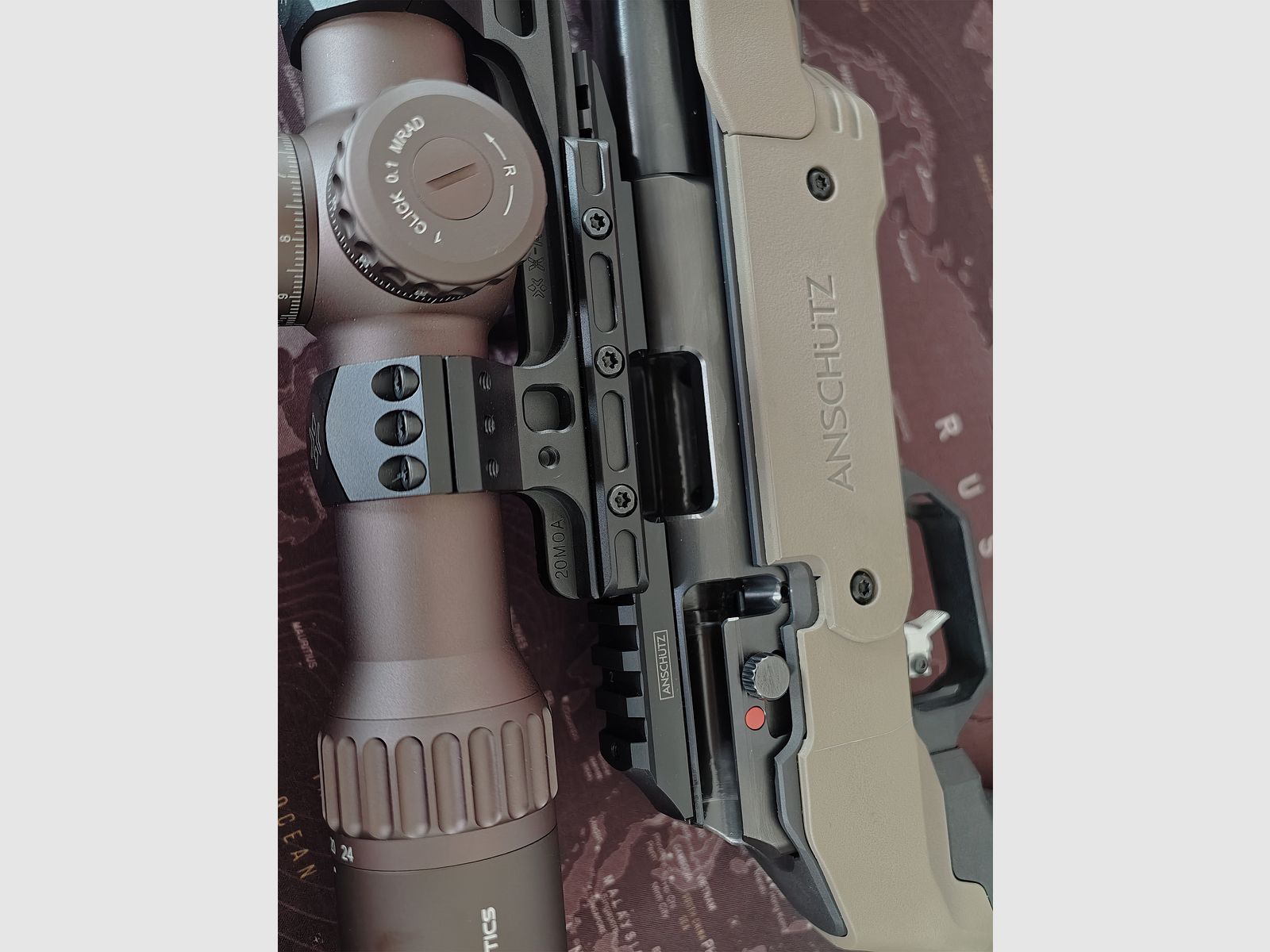 Anschütz APR 1761 Long Range +  XRS Enclosed Forend + Vector Optics SCFF-39 Continental x6 4-24x56 Coyote 