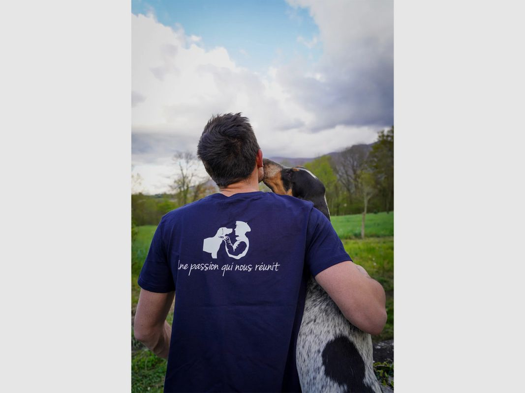 JACHT T-SHIRT TRICOLORE EEN PASSIE DIE ONS VERENIGT - NAVY, afbeelding 1 van 2