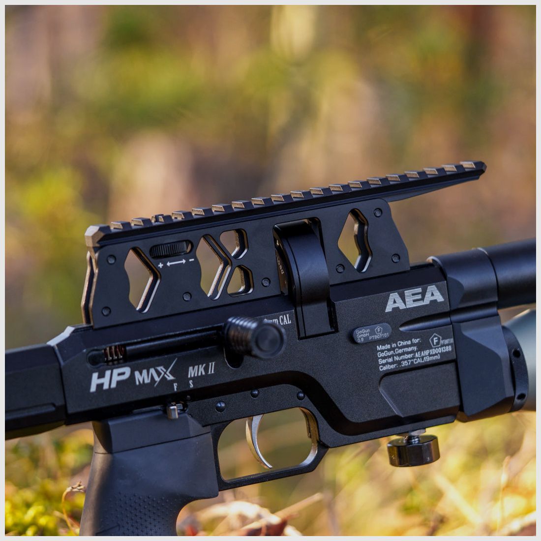 Picatinny Rail | adjustable | 11 to 21mm Picatinny | HP MAX 1 | HP MAX MK2 | up to 12 shots magazine