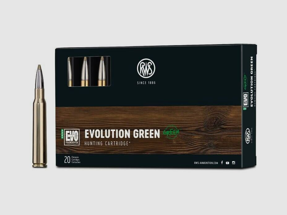RWS Evo Green 8,2g/127grs à20 7X64