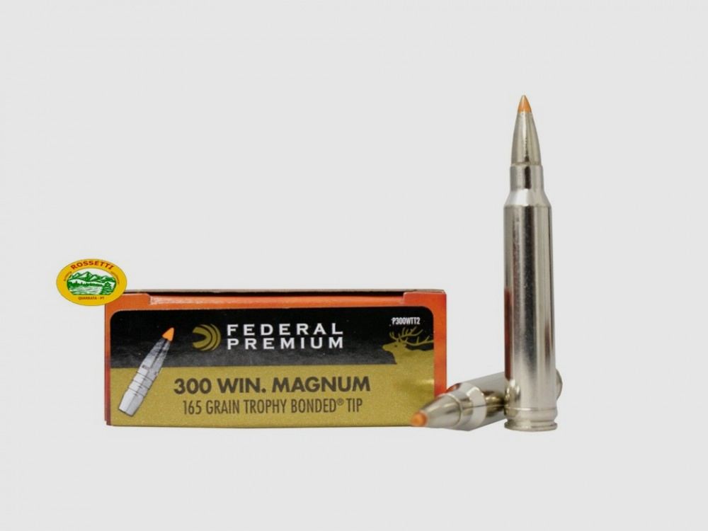 FEDERAL * Munition Kal. 300 Win Mag 165 gr. Premium Trophy Bonded