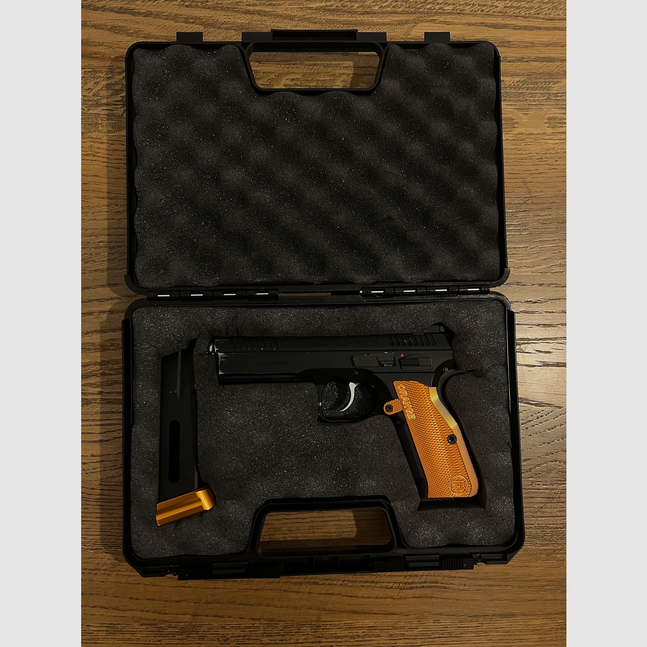 ASG CZ Shadow 2 Orange Komplettset | IPSC / Action Air | 6 magazynków + holster Alpha