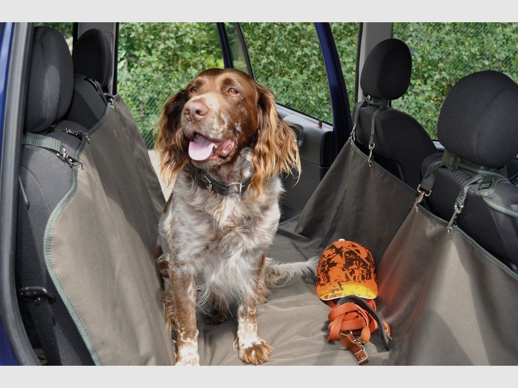 Hubertus Auto Hundedecke grün 100% Polyester, Bild 3 von 3