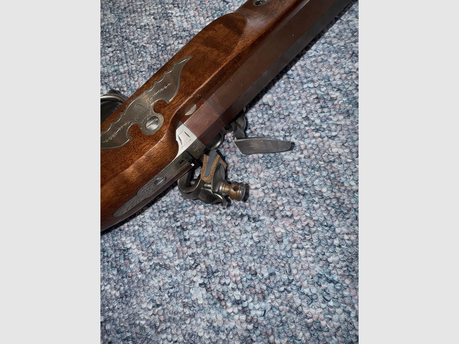 Steinschloss  Pistole  Cal.44 LePage Pedersoli , wie neu