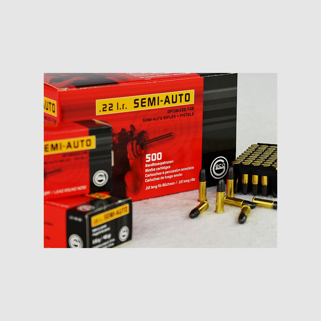 GECO .22 LR SEMI-AUTO 1 Opakowanie (500 strzałów po 0,099 €*)