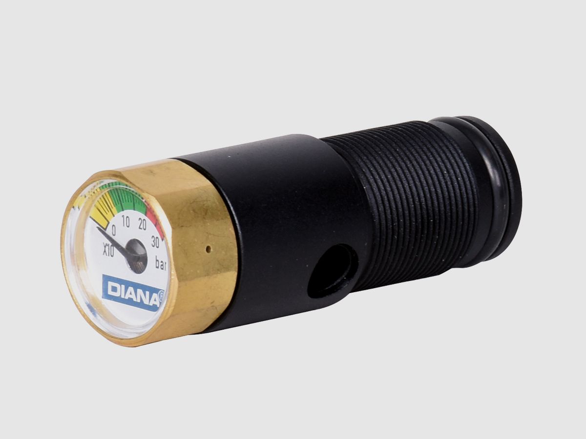 Zusatzventil  mit Manometer für Regulator DIANA stormrider