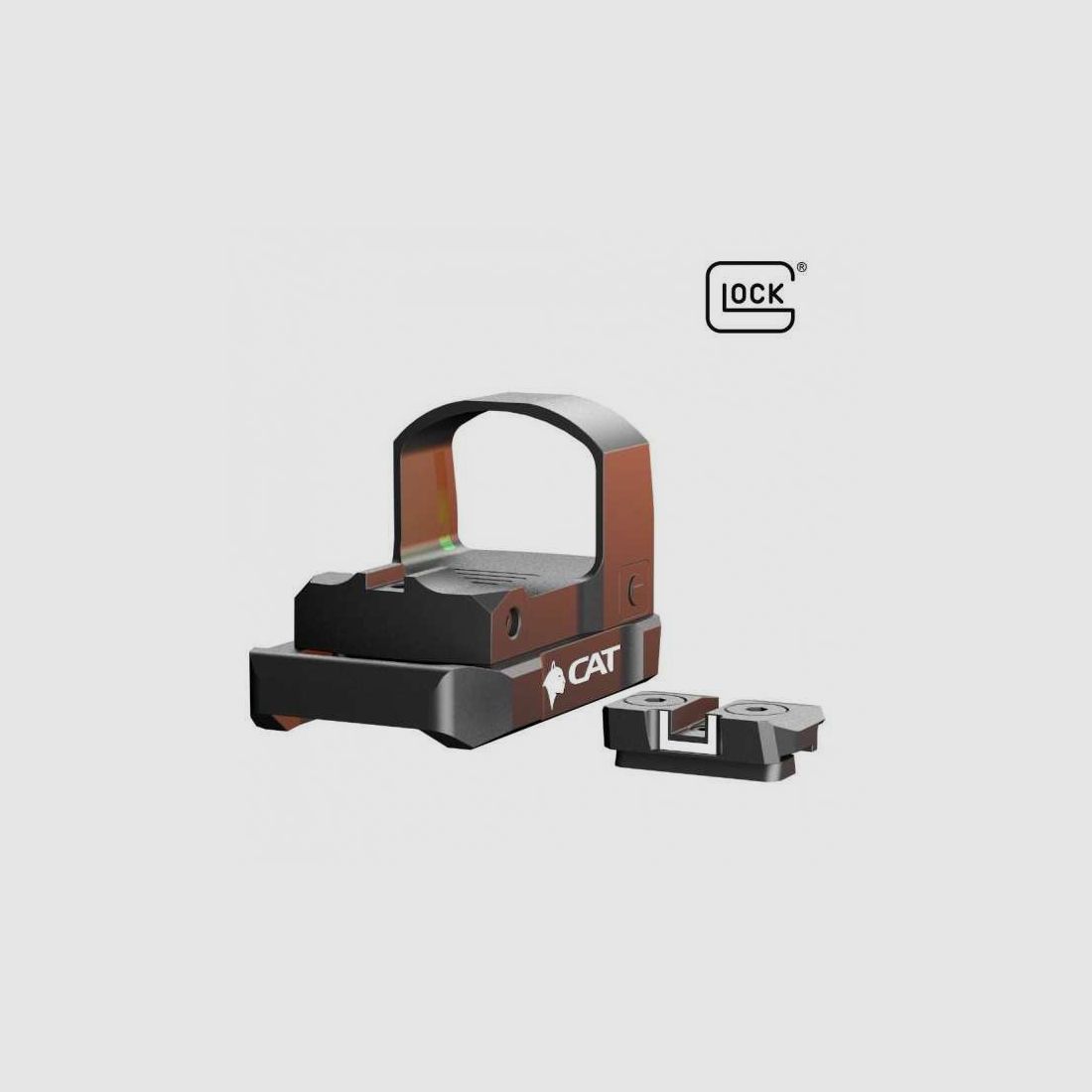 CAT SM2 Magnetmontage für Glock 17/19 mit Red Dot 3 MOA
