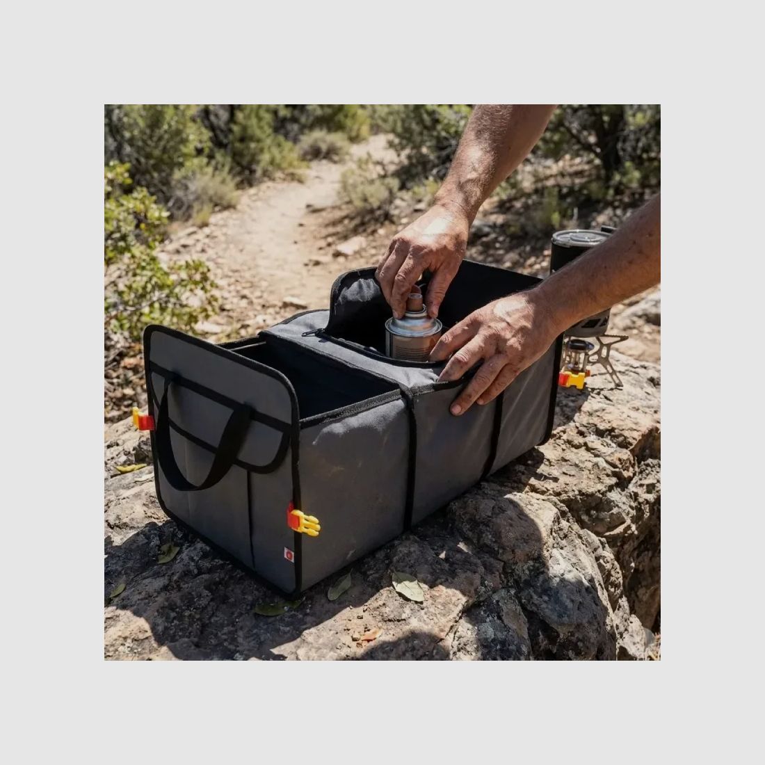Aufbewahrungstasche mit Kühltasche 3 Fächer, Bild 6 von 10