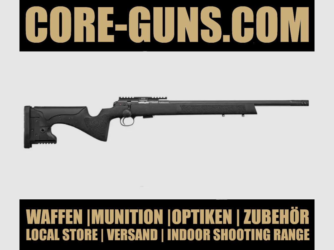 CZ KK-Repetierbüchse CZ 457 LRP Black 22lr Long Range KK sofort verfügbar UVP: 1449€