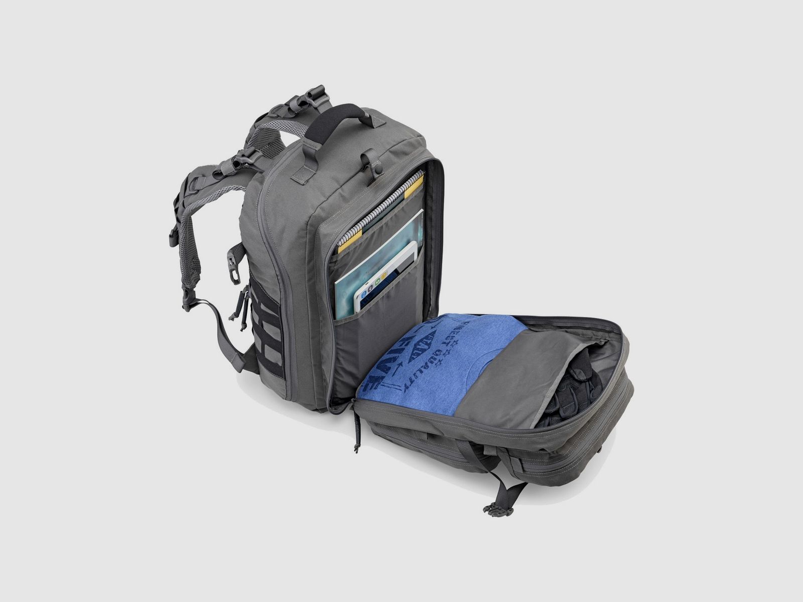 Defcon 5 Tactical Roger Everyday Rucksack Hydro 40 Liter grau, Bild 5 von 6