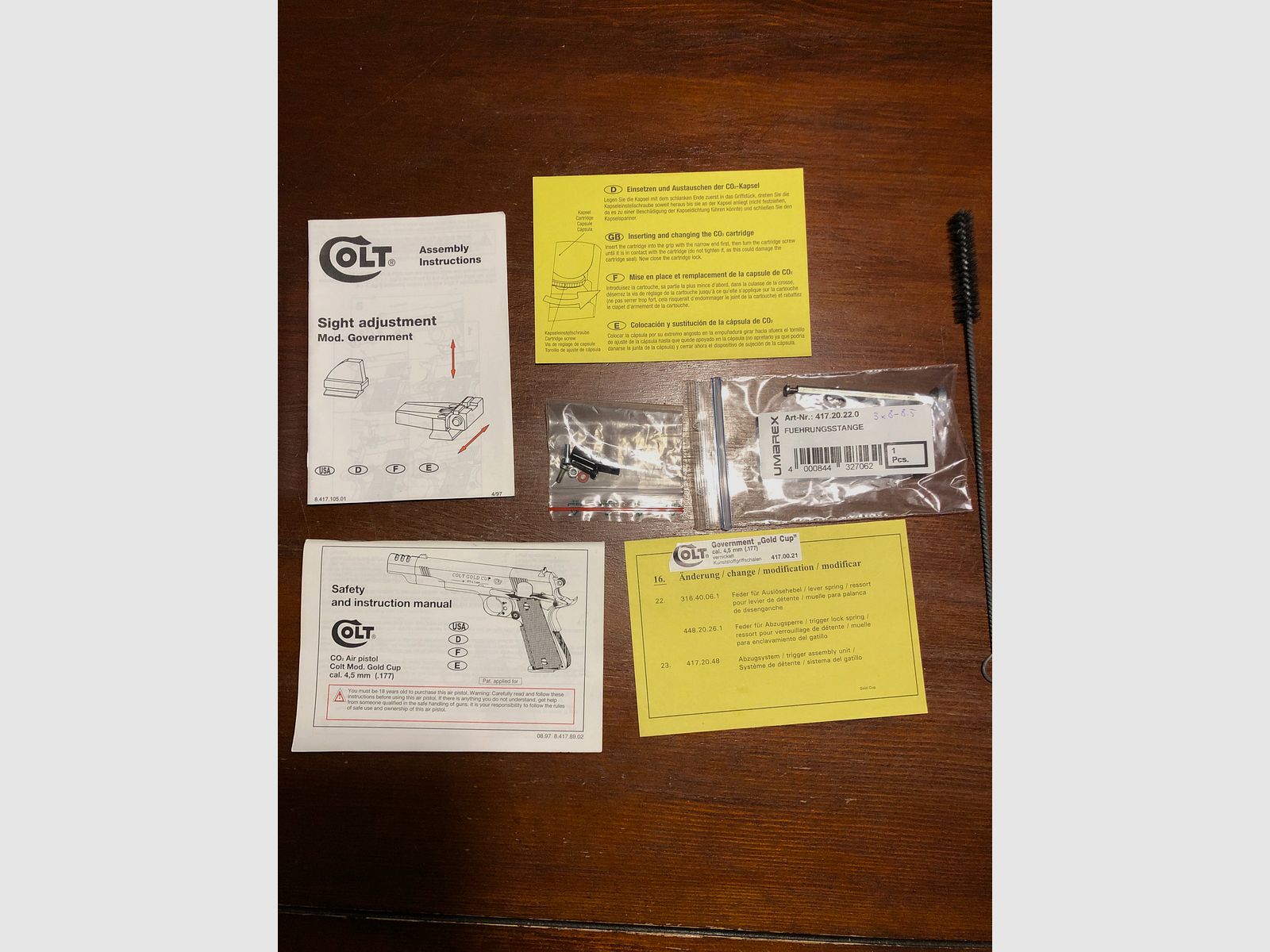 Colt Mod. Gold Cup cal. 4,5mm (.177)