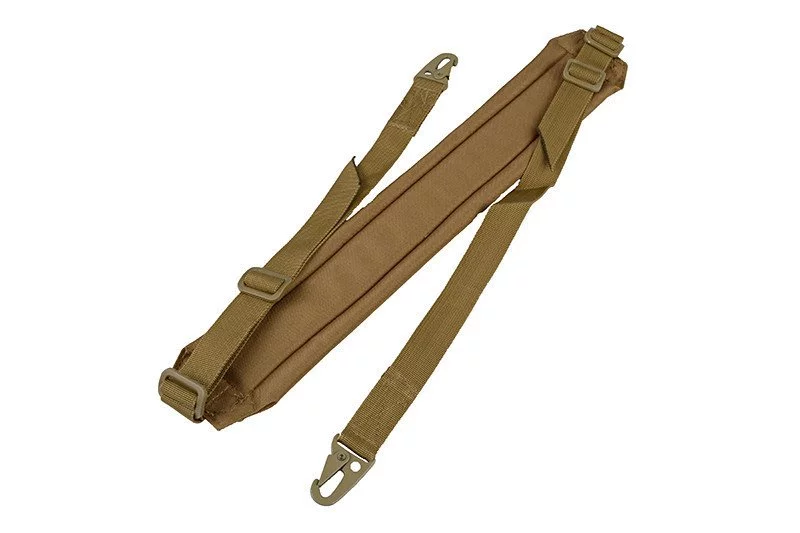 Carrying sling for a machine gun replica – tan, image 2 of 2