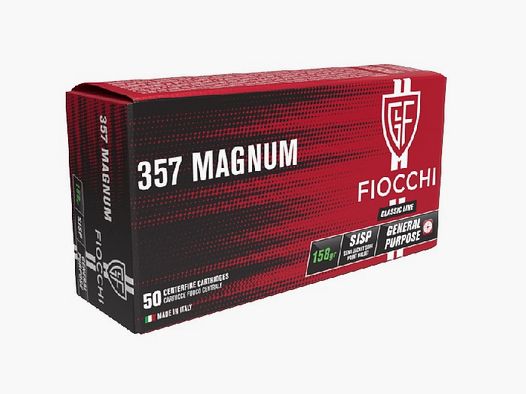 Fiocchi kal. 3.. revolver .357Mag TMF 50 stuks 158grs/10,2g