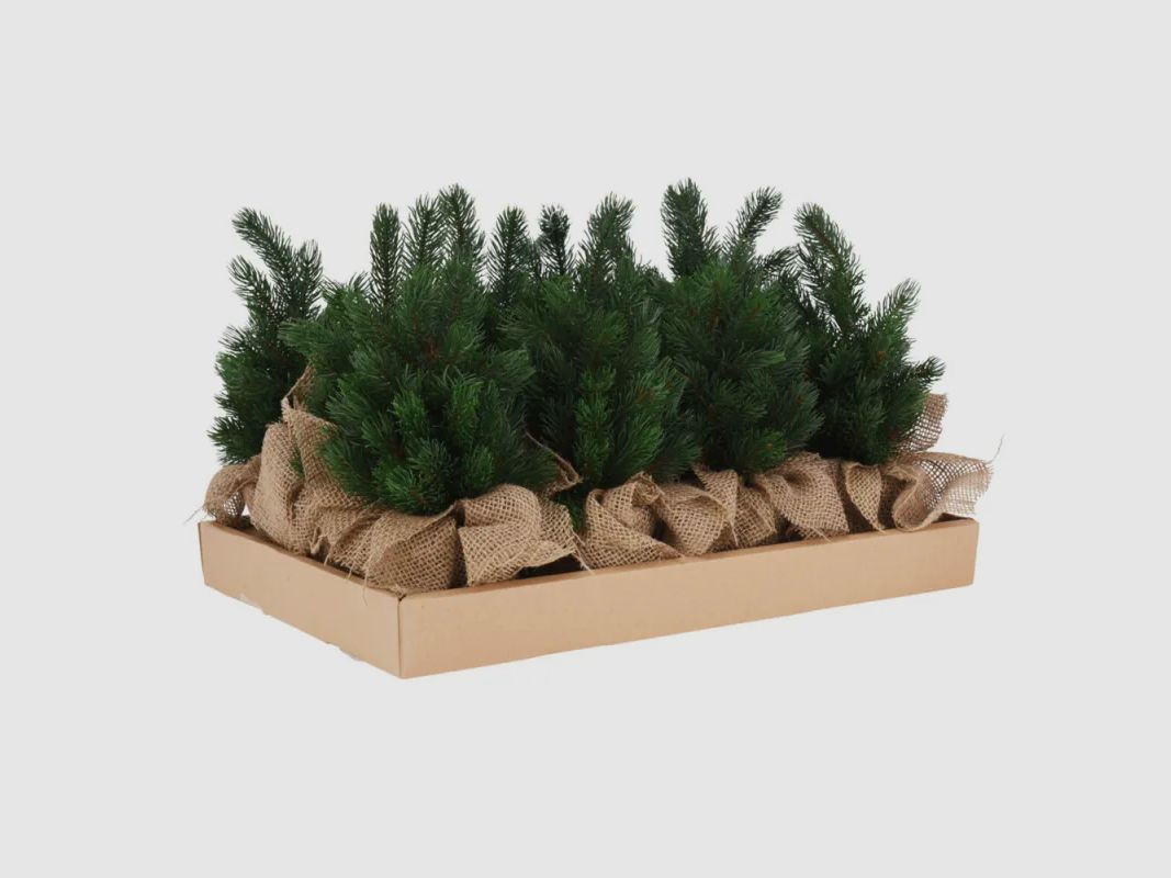 Artificial Christmas Tree Jute Pot 19x19x30cm 315g 41 Tips, image 2 of 4