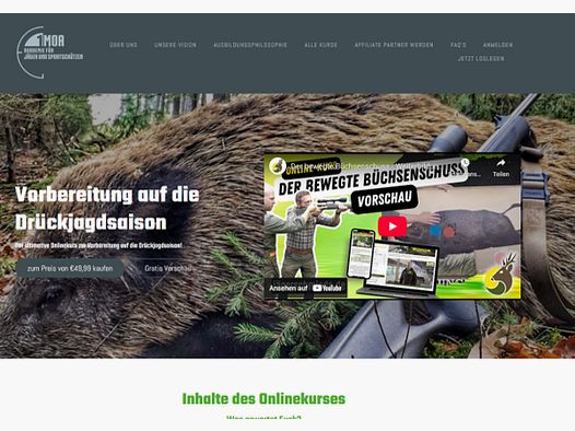 Shooting technical preparation for the driven hunt season online course