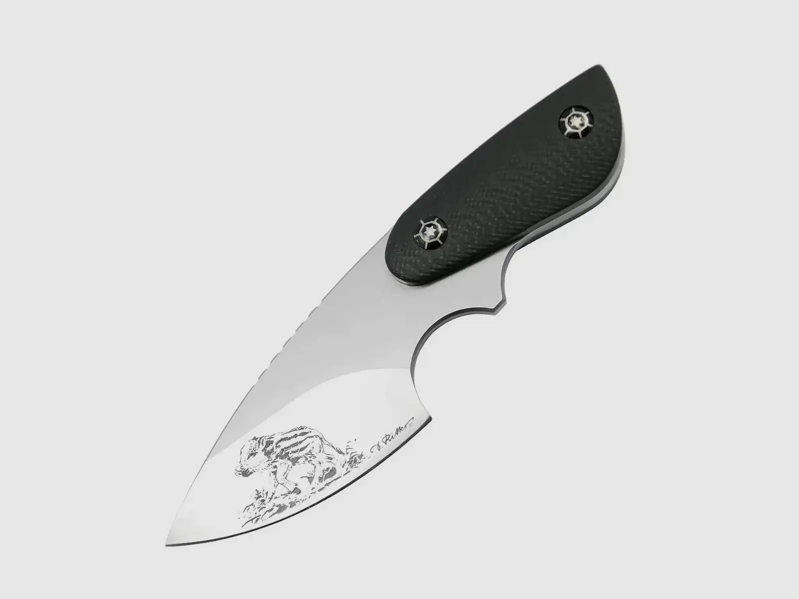 PUMA IP wild boar frischling, G10 schwarz, Neck-Knife, Bild 1 von 2