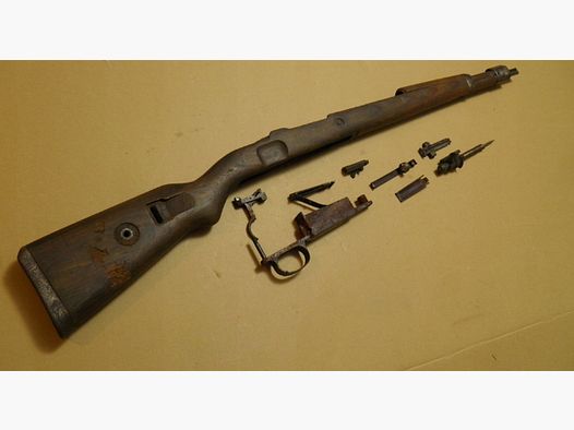 Original K98 Mauser Schaft aus Wk2