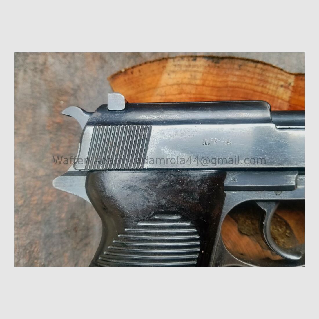 Carl Walther Zella Mehlis P.38 Nullserie, Var. III