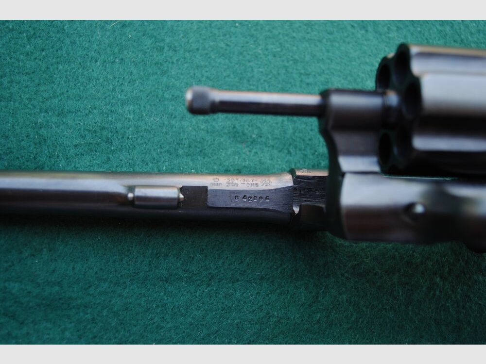 Smith & Wesson, Military & Police, police revolver, England, various stamps