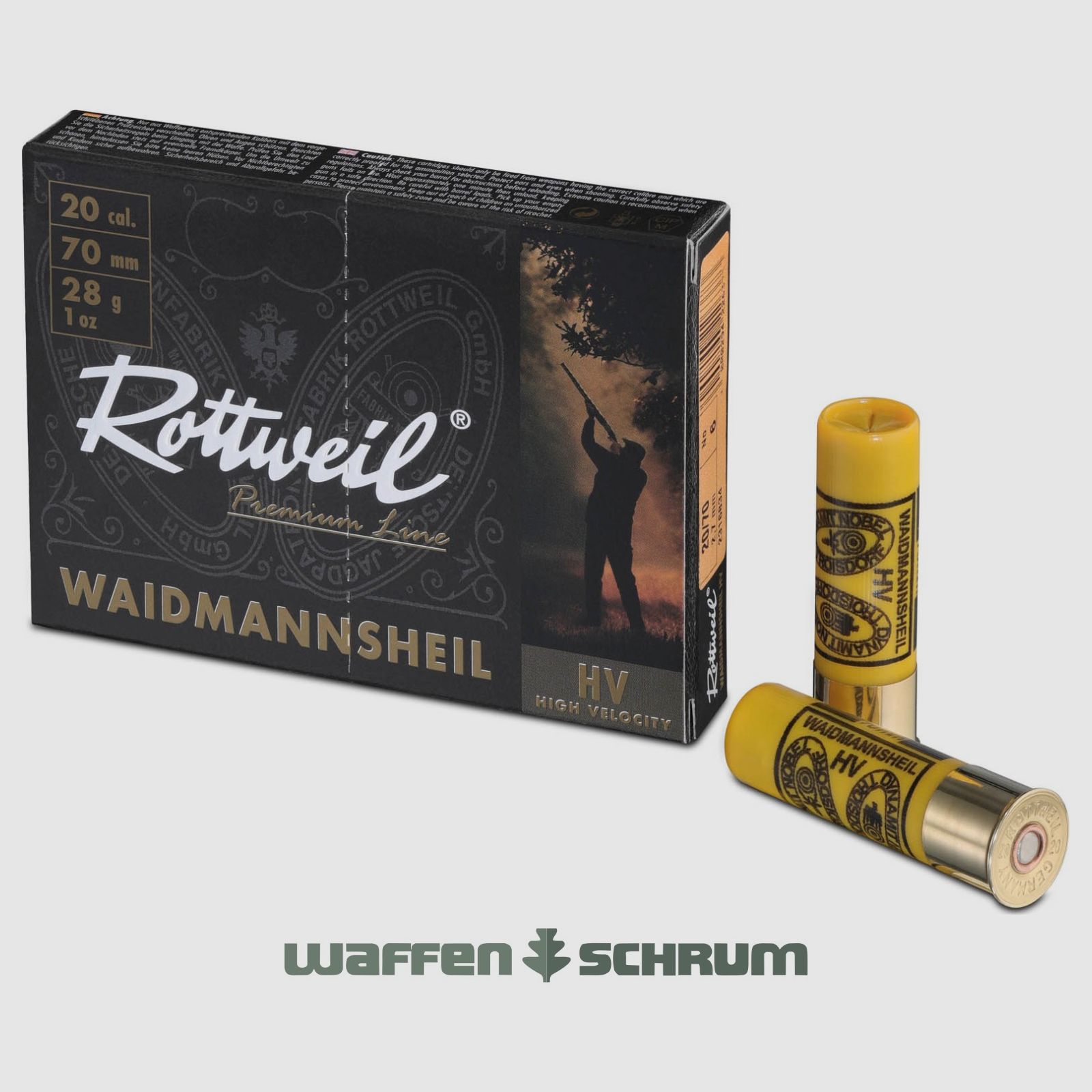 Rottweil Waidmannsheil HV 20/70 3,2mm - 28g