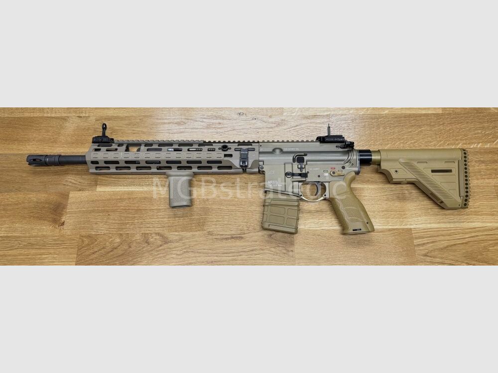 Heckler & Koch MR223 A3 G95A1 upgrades 16.5 barrel semi-automatic rifle .223Rem civilian version H&K G95A1 with G95K and G95A1 upgrades / HK416 H&K 416 / MR 223 A3