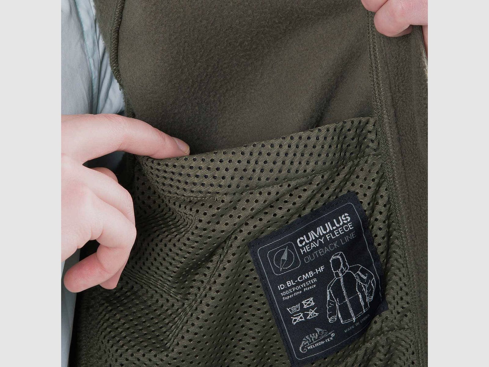 HELIKON-TEX CUMULUS®  HEAVY FLEECE JACKE OLIVE