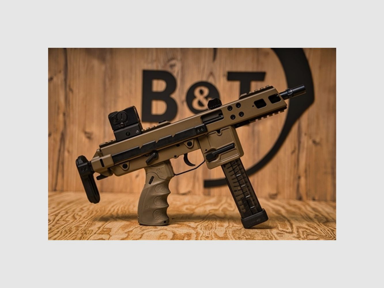 B&T Halbautomat KH9 Covert, 9mm Para, Coyote Tan