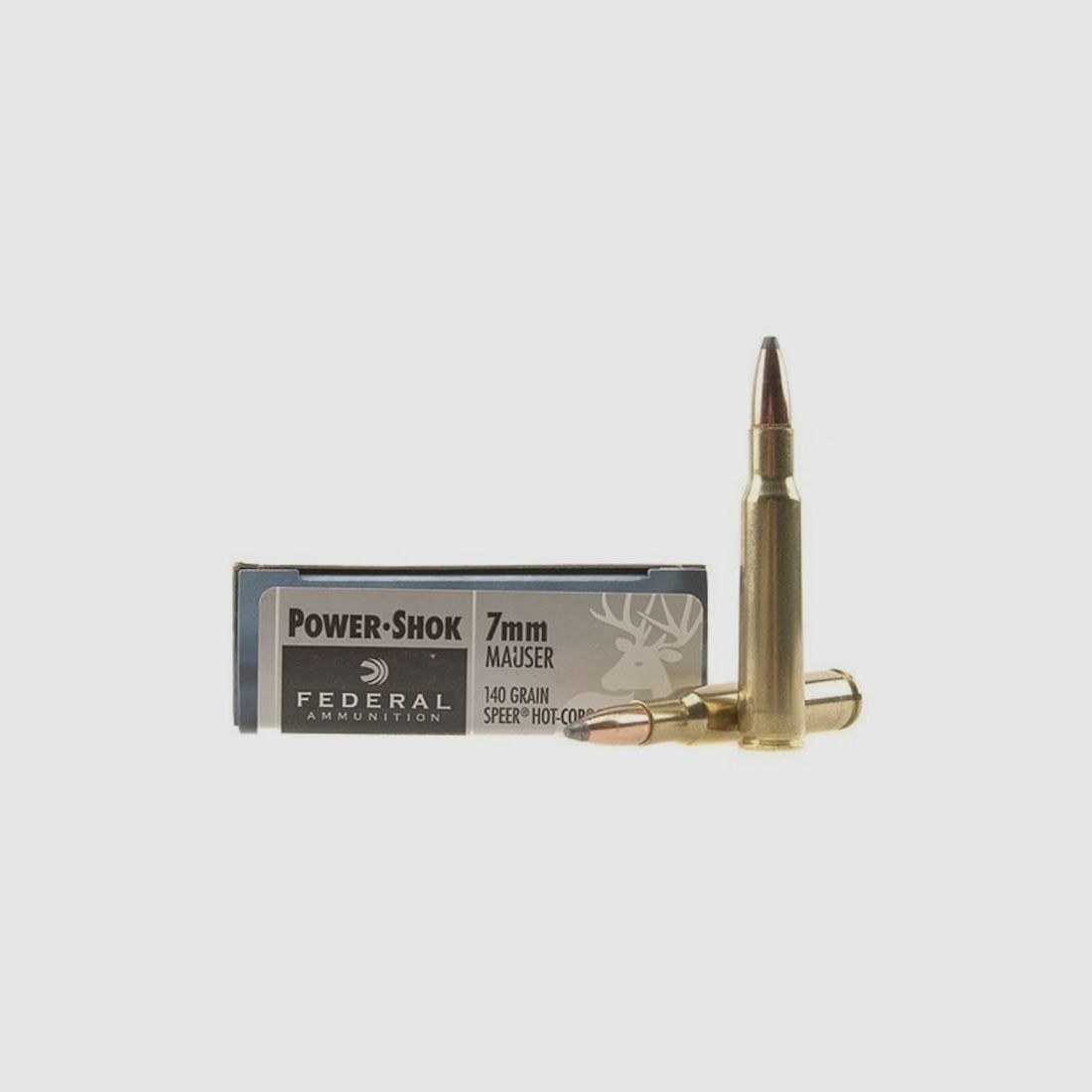 Federal Power-Shok 7mm Mauser 140GR JSP 20 Patronen